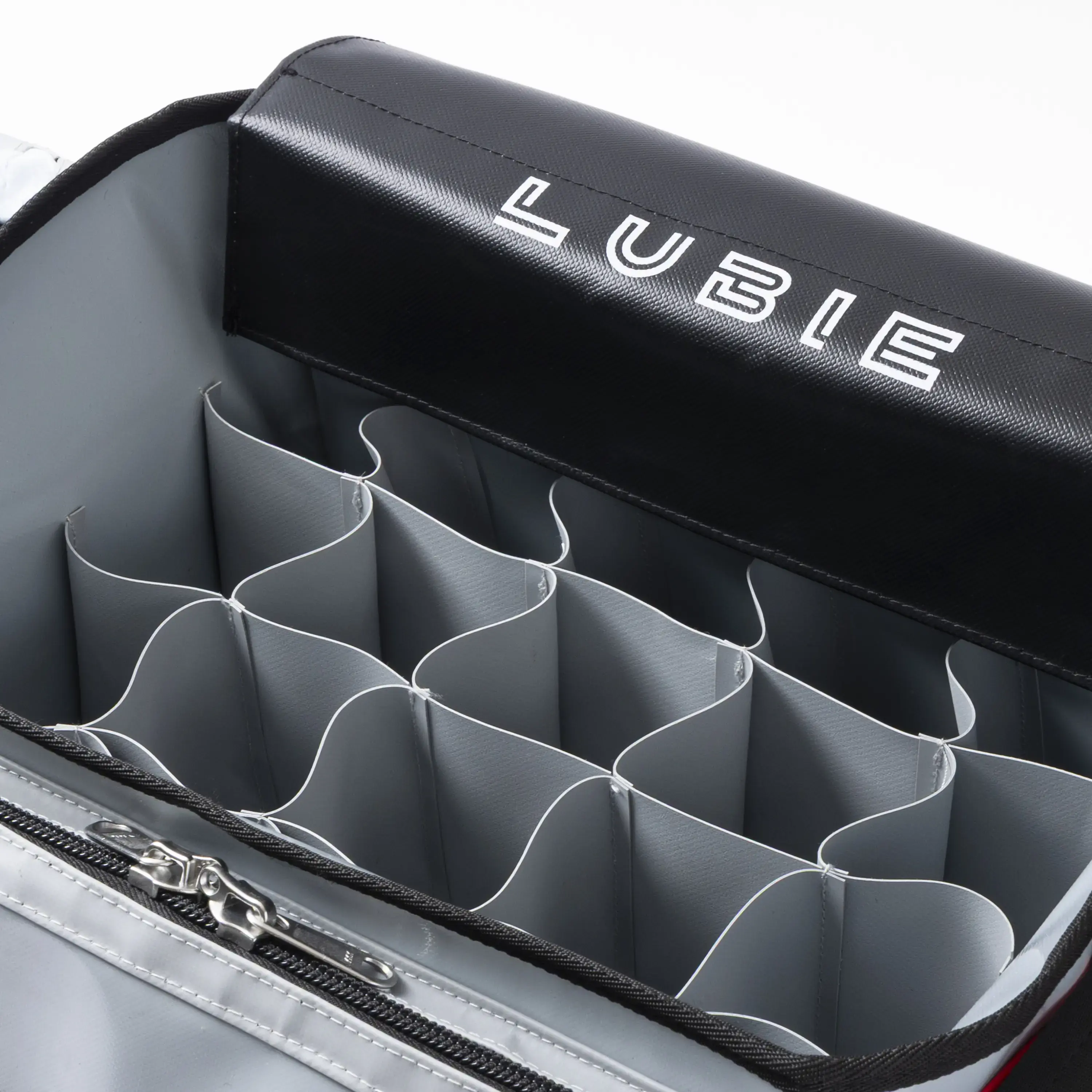 LUBIE SPL 250 bag — push-pocket access